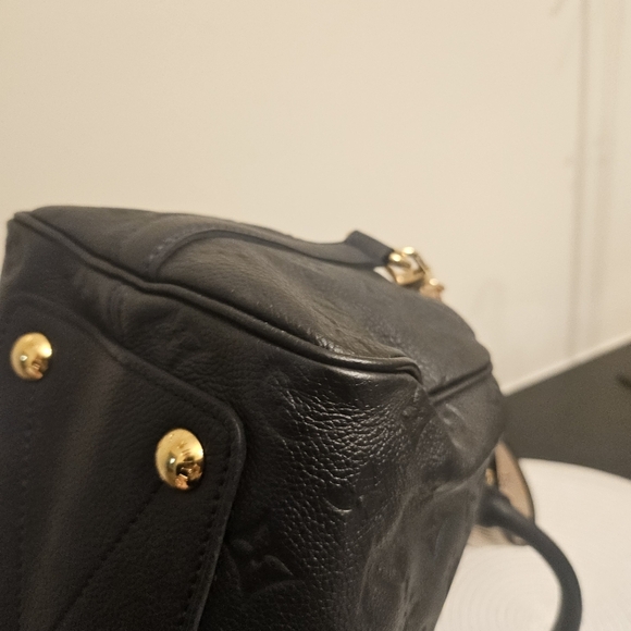 Louis Vuitton Speedy Bandoulière 25 in Noir Empreinte w/ Jacquard Strap - Picture 8 of 16